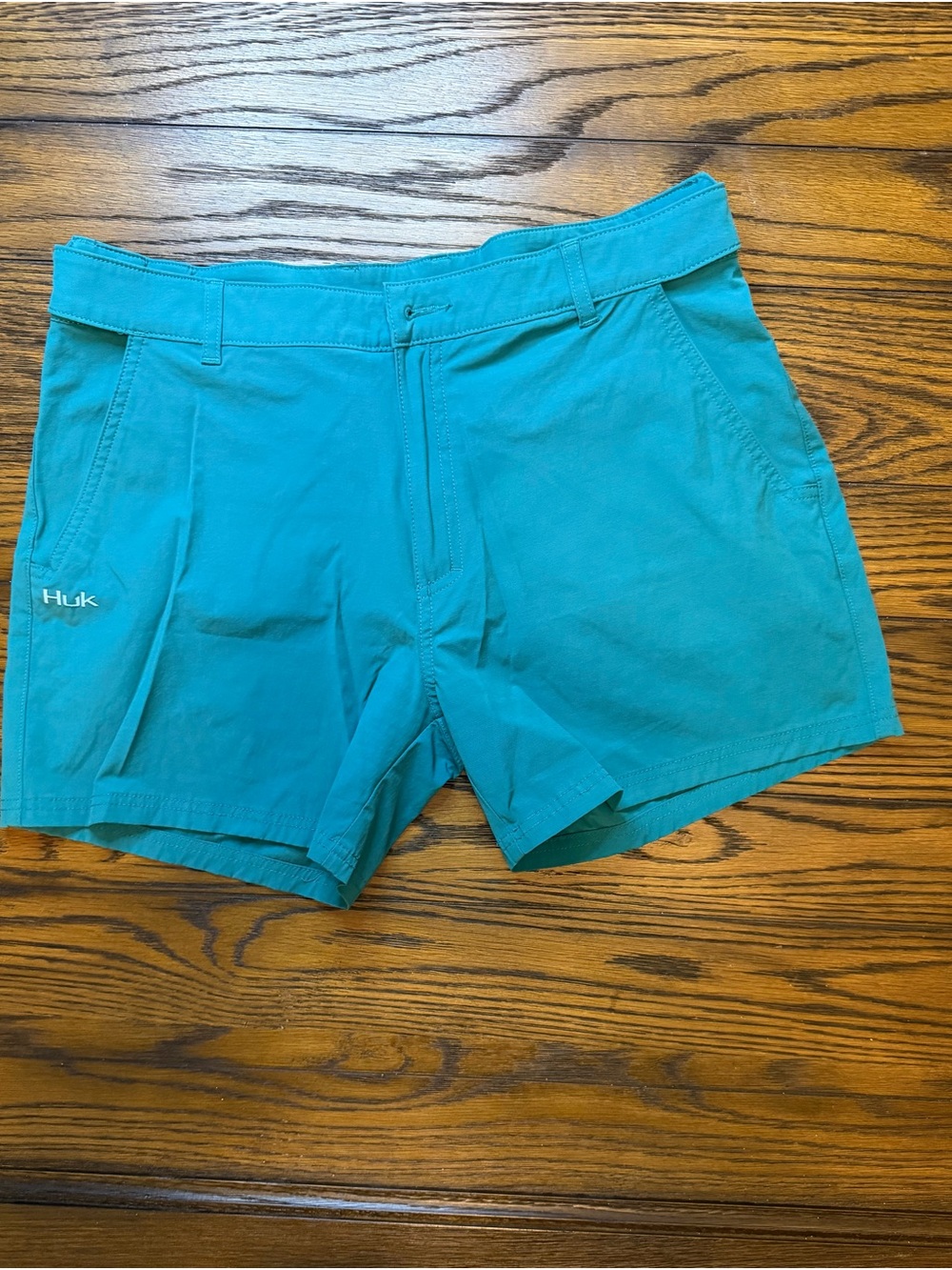 Huk Women's Teal Active Shorts